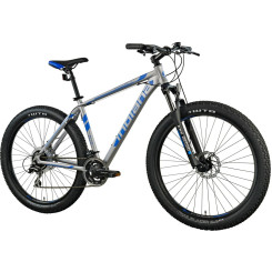 Велосипед INDIANA X-Enduro 4.7 M21 27.5" чоловічий Gray/Blue Велосипед INDIANA X-Enduro 4.7 M21 27.5" чоловічий Gray/Blue