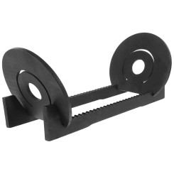 Підставка органайзер для зберігання вінілових платівок 29х11 Wood Black SP-100-7 Підставка органайзер для зберігання вінілових платівок 29х11 Wood Black SP-100-7