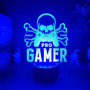 3D светодиодный ночник для игровой комнаты Pro Gamer Scull 3D светодиодный ночник для игровой комнаты Pro Gamer Scull