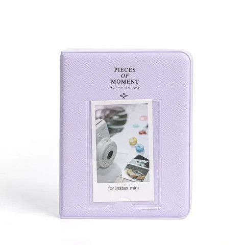 Фотоальбом для Fujifilm Instax Mini, Liplay, Polaroid 300, Z2300, SHARE SP-1, SP-2, link, Purple 64