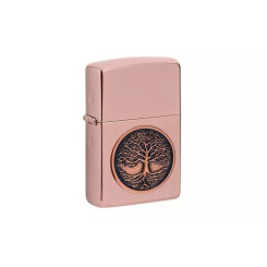 Зажигалка Zippo Tree of Life Emblem High Polish Rose Gold 49638-000002 Зажигалка Zippo Tree of Life Emblem High Polish Rose Gold 49638-000002
