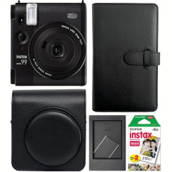 Набір камера моментального друку Fujifilm Instax Mini 99 Black + чохол + фотоплівка 20 шт + фотоальбом 108 + фоторамка Набір камера моментального друку Fujifilm Instax Mini 99 Black + чохол + фотоплівка 20 шт + фотоальбом 108 + фоторамка
