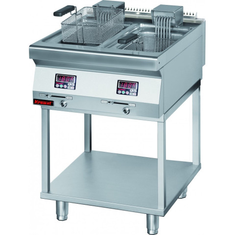 Фритюрниця KROMET 700.FE-2X10F.T, 2х8 л Фритюрниця KROMET 700.FE-2X10F.T, 2х8 л