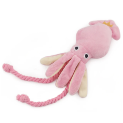 Игрушка для собак Кальмар 34 см Pink