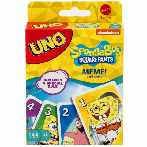Настільна гра UNO Спанчбоб Губка Боб 108 карт