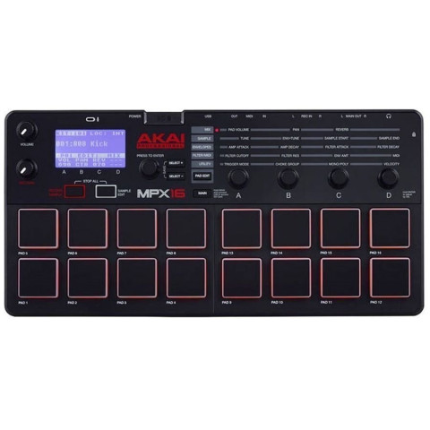 MIDI-контролер Akai MPX 16