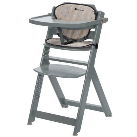 Стільчик для годування Bebe Confort Timba із вкладишем Warm Grey