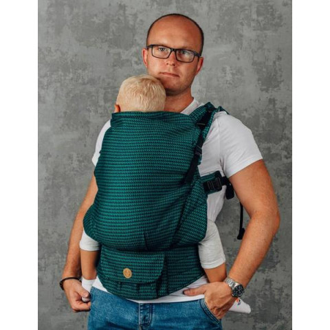 Сумка-кенгуру LennyLamb LennyPreschool Splot Tessara Basic Line Jade Сумка-кенгуру LennyLamb LennyPreschool Splot Tessara Basic Line Jade