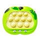 Електронна приставка консоль Quick Push Game приставка гри Pop It антистрес тик струм іграшка Apple Green Електронна приставка консоль Quick Push Game приставка гри Pop It антистрес тик струм іграшка Apple Green