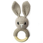 Игрушка-погремушка Rabbit Gray