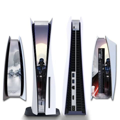 Вінілова наклейка для Sony PlayStation PS5 Star Wars Moon Вінілова наклейка для Sony PlayStation PS5 Star Wars Moon