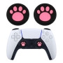 Силиконовые накладки на стик для геймпадов PS5/PS4/Xbox One/Series S/Series X/Switch Pro 2 шт Paw2 Black/Pink