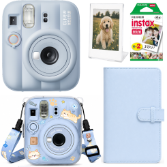 Набор камера моментальной печати Fujifilm Instax Mini 13 Frost Blue + чехол + фотопленка 20 шт + фотоальбом 108 + фоторамка Набор камера моментальной печати Fujifilm Instax Mini 13 Frost Blue + чехол + фотопленка 20 шт + фотоальбом 108 + фоторамка