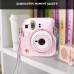 Чохол для фотокамери FujiFilm INSTAX MINI 12 + альбом на 64 фото + наклейки на фотоплівку, Рожевий
