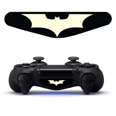 Вінілова наклейка на LED-панель Lightbar геймпада PS4 DATA FROG, декоративна плівка для DualShock 4, сумісна з PS4/Slim/Pro Летюча Миша