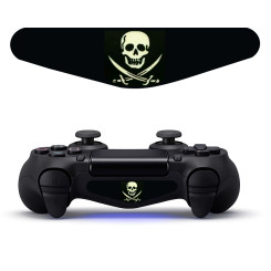 Виниловая наклейка на LED-панель Lightbar геймпада PS4 DATA FROG, декоративная пленка для DualShock 4, совместима с PS4/Slim/Pro Череп Виниловая наклейка на LED-панель Lightbar геймпада PS4 DATA FROG, декоративная пленка для DualShock 4, совместима с PS4/Slim/Pro Череп