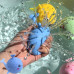 Іграшка для ванної, з розпилювачем води, Кит Блакитний