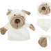 Іграшка на руку Білий Собака для лялькового театру 24 см