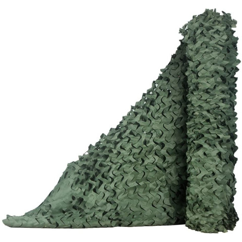 Маскувальна сітка LOOGU Green, розмір: 1,5x2 м = 5x6,6 футів
