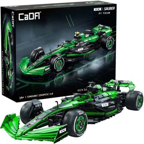 Конструктор CaDa спортивний автомобіль Формули-1 Kick Sauber GT2 1:8, 2553 деталі