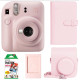 Набор камера моментальной печати Fujifilm Instax Mini 12 Rose + чехол + фотопленка 20 шт + фотоальбом 108 + фоторамка