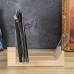 Держатель органайзер подставка для виниловых пластинок и книг 34х9 Light wood