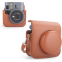 Чехол Fujifilm Instax Mini 41 с ремешком, защитный футляр из экокожи, Коричневый Чехол Fujifilm Instax Mini 41 с ремешком, защитный футляр из экокожи, Коричневый
