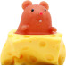 Детская игрушка антистресс Мышь в сыре Yellow/Brown
