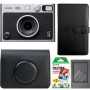 Набір камера моментального друку Fujifilm Instax Mini Evo Hybrid Black + чохол + фотоплівка 20 шт + фотоальбом 108 + фоторамка