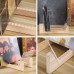 Держатель органайзер подставка для виниловых пластинок и книг 34х9 Light wood