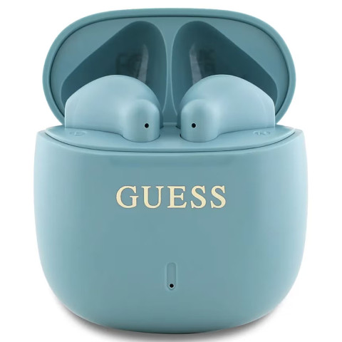 Беспроводные наушники Guess Printed Classic Logo Turquoise Беспроводные наушники Guess Printed Classic Logo Turquoise