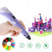 3D-ручка для малювання комплект 9M PLA (пластик 3 кольори), USB Purple 3D-ручка для малювання комплект 9M PLA (пластик 3 кольори), USB Purple