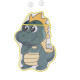 Органайзер для игрушек в ванной MOONBIFFY Dinosaur Grey/Orange Органайзер для игрушек в ванной MOONBIFFY Dinosaur Grey/Orange