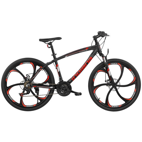 Велосипед INDIANA X-Rock 3.6 M18 26" чоловічий Black/Red