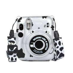 Чохол Fujifilm Instax Mini 11 Case Transparent+ наклейки чорні Чохол Fujifilm Instax Mini 11 Case Transparent+ наклейки чорні