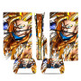 Виниловая наклейка для Sony PlayStation PS5 Slim Anime Dragon Ball Son Goku Gold Виниловая наклейка для Sony PlayStation PS5 Slim Anime Dragon Ball Son Goku Gold