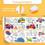 Розмальовка у рулоні Byfa Transportation