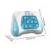 Електронна приставка консоль Quick Push Game приставка гри Pop It антистрес тик струм Blue/White