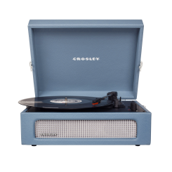 Виниловый проигрыватель Crosley Voyager Plus Blue (Bluetooth Out)