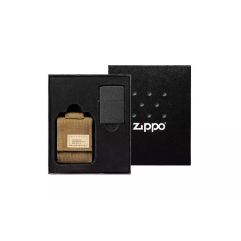 Запальничка Zippo Tactical Brown Pouch and Black Crackle Windproof 49401-000002 Запальничка Zippo Tactical Brown Pouch and Black Crackle Windproof 49401-000002