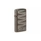 Зажигалка Zippo Slim Collectible 65th Anniversary Ice Black 49709-000002