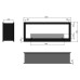 Біокамін Infire 2 SIDE 1200 Black