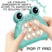 Електронна приставка консоль Quick Push Game приставка гри Pop It антистрес тик струм ( Колір: J Blue)