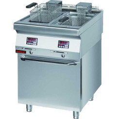 Фритюрница KROMET 700.FE-2X10F.S.D, 2х8 л Фритюрница KROMET 700.FE-2X10F.S.D, 2х8 л