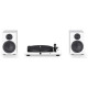 Грамофон Pro-Ject Set Juke Box E+ Speaker Box 5 High Gloss White