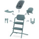 Стульчик для кормления Cybex Gold Lemo 4in1 Stone Blue Стульчик для кормления Cybex Gold Lemo 4in1 Stone Blue