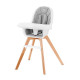 Стульчик для кормления Kinderkraft Tixi 2in1 Grey