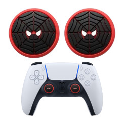 Силіконові накладки на стик для геймпадів PS5/PS4/Xbox One/Series S/Series X/Switch Pro 2 шт Spiderman Black/Red Силіконові накладки на стик для геймпадів PS5/PS4/Xbox One/Series S/Series X/Switch Pro 2 шт Spiderman Black/Red