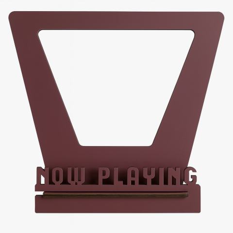 Полиця дерев'яна для зберігання вінілових платівок Now Playing Wood