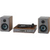 Виниловый проигрыватель Crosley Aria Shelf System Gray